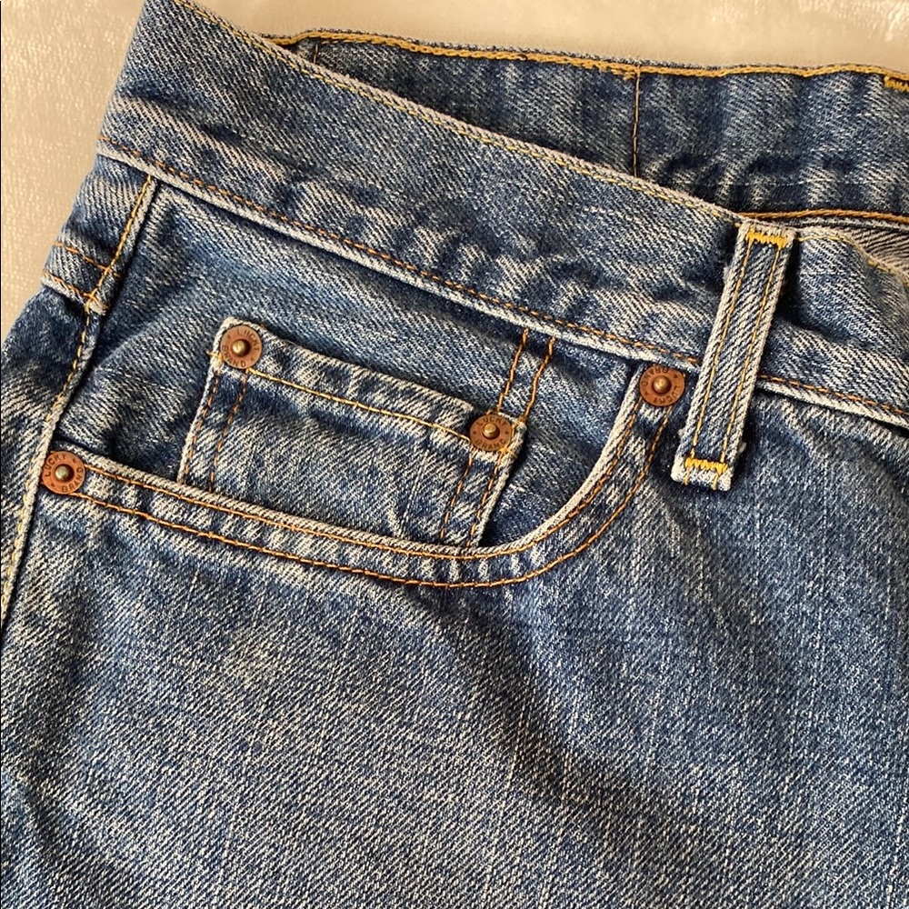 Lucky Brand Dungarees Straight Leg Jeans/Made in USA/Size 32 - Picture 4 of 10